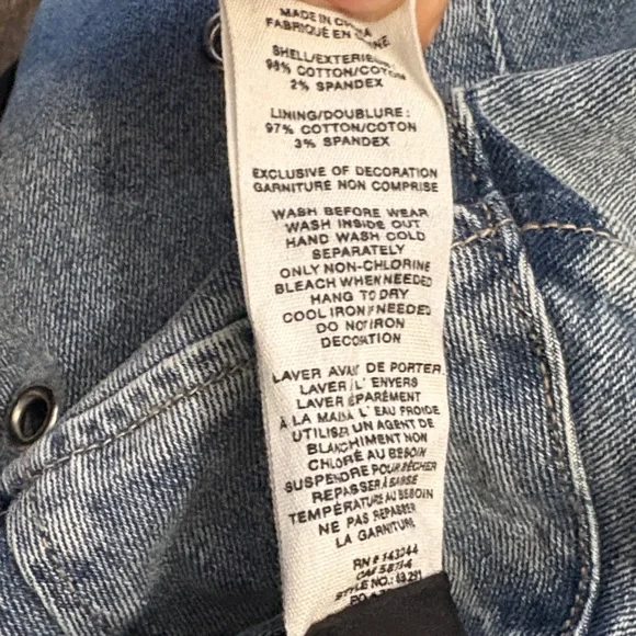 Avec Les Filles Grommet Denim Mini Skirt - Picture 8 of 10